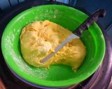 A picture of step 4 of Butternut layered chapati.