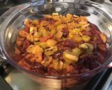 Une image de l'étape 6 de Compote de cerises et kiwis.