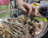 Foto langkah ke 3 dari resep Almond pulp with banana cinnamon raisin cookies.
