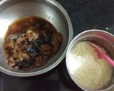 A picture of step 1 of Girmit recipe/masala puffed rice.
