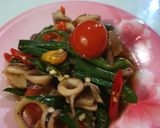 Foto langkah ke 3 dari resep Cumi Cabe Hijau ala Tin.