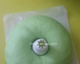 Foto langkah ke 9 dari resep Donat Pandan Menul 🍩🌿.
