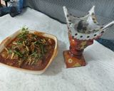 A picture of step 2 of Mutton qorma / muslims party dish.
