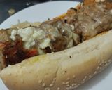 Foto del paso 4 de la receta: Perrito🌭caliente🧀a mi estilo🥑🍅🧅