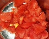 A picture of step 1 of Watermelon candy.