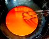 A picture of step 3 of Bombay Halwa.