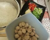 Foto langkah ke 1 dari resep Bihun Bakso ikan.