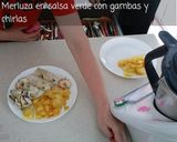 Foto del paso 8 de la receta: Merluza en Salsa Verde con Gambas y Almejas TMX