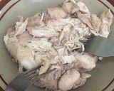 Foto langkah ke 1 dari resep Ayam suwir balado kemangi.