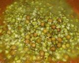 A picture of step 2 of Sprouted moong n chana dal.