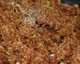A picture of step 3 of Chamsur dana healthy ladoos.