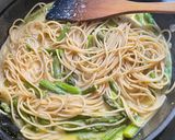 Foto langkah ke 7 dari resep ✨Carbonara Spaghetti with Asparagus.