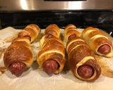A picture of step 11 of Easy Pretzel Dogs.