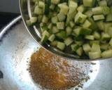 Cucumber- Capsicum Sabji recipe step 1 photo