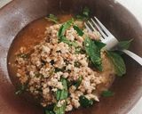 รูปขั้นตอนการทำที่ 4 ของ ขนมจีนลาบหมู