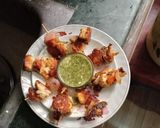 A picture of step 3 of Paneer Tikka.