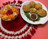 A picture of step 4 of Paneer Kachori.