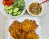 Hình bước làm 4 của món Tép chiên bột