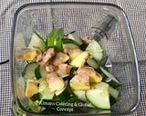 A picture of step 2 of Cucumber ginger drink.