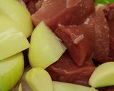 Zöldbabfőzelék fasírttal recept fázis 2 fotója
