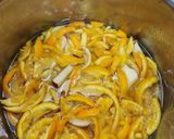 Foto del paso 3 de la receta: Dulce de cáscaras de naranja y durazno