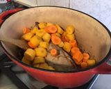 Une image de l'étape 7 de Filet mignon aux carottes bicolores et olives.