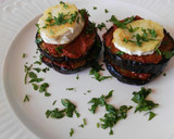 Foto del paso 6 de la receta: Berenjena con pesto rojo y queso de cabra