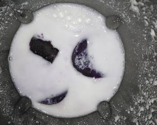 Cantiknya Cendol Ubi Ungu - Step 1