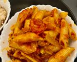 #लाल पास्ता-मीठा दलिया (सैटरडे मस्ती) रेसिपी चरण 7 फोटो