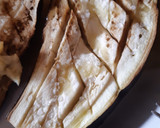 Foto del paso 1 de la receta: Berenjena rellena de atún, muy rápida