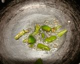 A picture of step 1 of Broccoli Drumstick leaves Stir Fry.