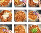 A picture of step 3 of Red Chilli Chutney/ Pandu Mirapakaya Roti Pachadi.