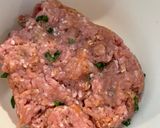 A picture of step 1 of Pork & Ginger Steamed Dumplings.