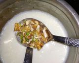 A picture of step 2 of Basundi.