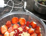 A picture of step 3 of Strawberry biscuit pudding.