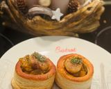 Karacsonyi 🎄St Jakab kagylo omlos tésztában zöldség raguval recept fázis 4 fotója
