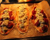 Foto del paso 6 de la receta: Lenguas de alondra en aspic....aaah, pizzas-setas