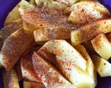 Retró fasírt, vele sült, fűszeres burgonyával, sütőben sütve recept fázis 2 fotója