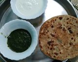 गोभी का पराठा हरे धनिया की चटनी रेसिपी चरण 8 फोटो