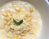 Foto langkah ke 4 dari resep Bubur Jagung Manis 🌽✨🌽(topping keju🧀).