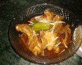 A picture of step 1 of Chicken achari.
