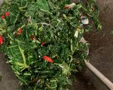 Foto langkah ke 4 dari resep Tumis Daun Pepaya.