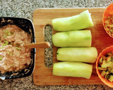 Foto del paso 3 de la receta: Sushi de pepino relleno con ensalada de atún