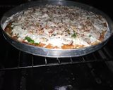 A picture of step 10 of Chicken pizza with crazy dough.