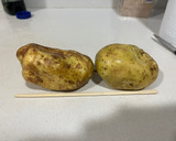 Foto del paso 1 de la receta: Patatas hasselback en airfryer