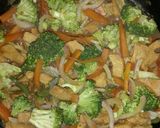 A picture of step 6 of Chicken Stir-Fry with Vegetables.