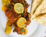 A picture of step 1 of Koyla karahi.