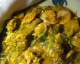 A picture of step 8 of Ogbono soup.