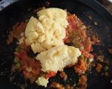 A picture of step 5 of Mumbai Tava Masala Khichdi.