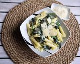 Une image de l'étape 5 de Penne ricotta épinards.
